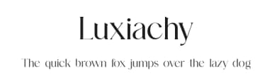 Luxiachy by UI Creative — Serif Font — thumbnail 1
