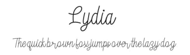 Lydia by Fanastudio — Script Handwritten Font — thumbnail 1