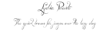 Lydia Puente by JSH creates — Script Handwritten Font — thumbnail 1