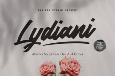 Lydiani Duo Font by lickermelody — Script Handwritten Font — thumbnail 1