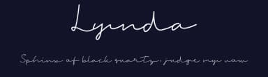 Lynda by sapodilla type — Script Handwritten Font — thumbnail 2