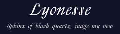 Lyonesse by The Scriptorium — Script Handwritten Font — thumbnail 2