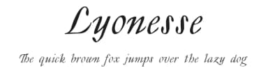 Lyonesse by The Scriptorium — Script Handwritten Font — thumbnail 1