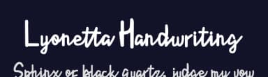 Lyonetta Handwriting by Kurnia Setyadi — Script Handwritten Font — thumbnail 2