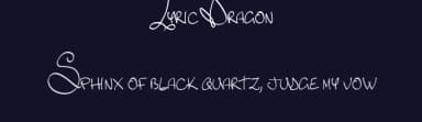 Lyric Dragon by Lyric Dragon — Script Handwritten Font — thumbnail 2