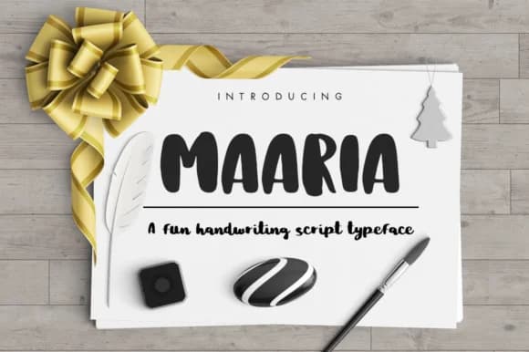 Maaria Script Font by paramajandesign — Script Handwritten Font