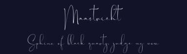 Maastricht by Hoperative — Script Handwritten Font — thumbnail 2