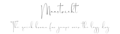 Maastricht by Hoperative — Script Handwritten Font — thumbnail 1