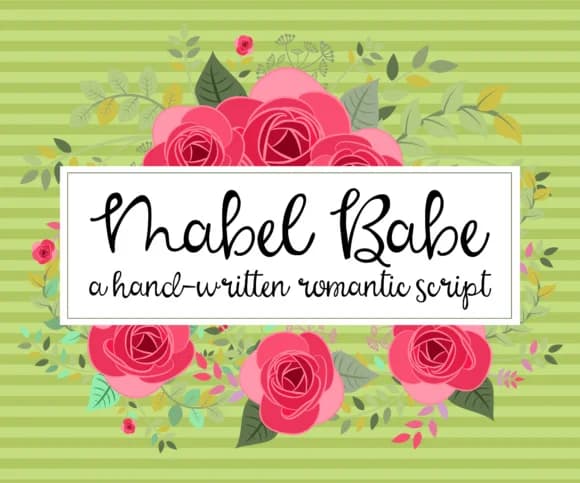 Mabel Rose Font by Illustration Ink — Script Handwritten Font