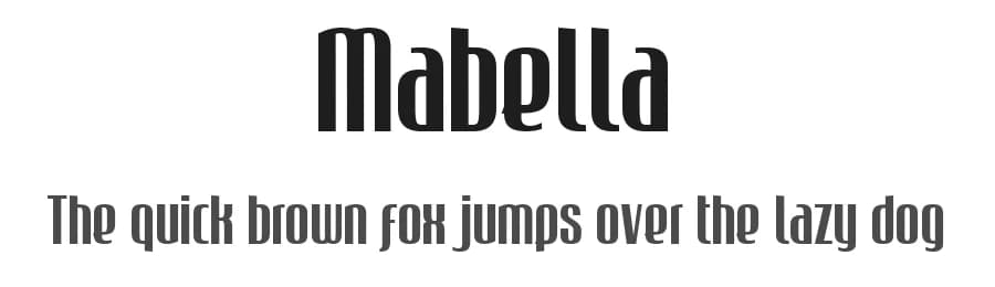 Mabella by Re-Type — Sans Serif Font