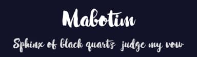 Mabotim by Creative.Lafont — Script Handwritten Font — thumbnail 2