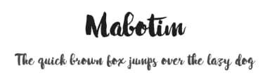 Mabotim by Creative.Lafont — Script Handwritten Font — thumbnail 1