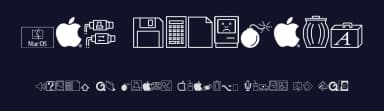 Mac Dingbats by Stephen M. Wheeler — Dingbats Font — thumbnail 2