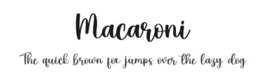 Macaroni by Scratchones — Script Handwritten Font — thumbnail 1