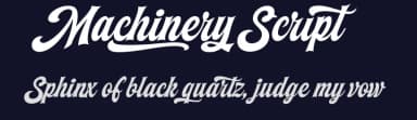 Machinery Script by Måns Grebäck — Script Handwritten Font — thumbnail 2