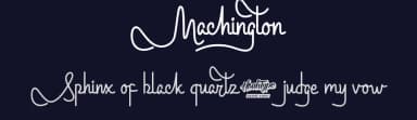 Machington by Noah Type — Script Handwritten Font — thumbnail 2