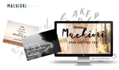 Machiori Font by Silvia Porcu — Script Handwritten Font — thumbnail 2