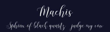Machis by Beningtype by. Letteratom — Script Handwritten Font — thumbnail 2