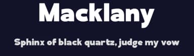 Macklany by madeDeduk — Sans Serif Font — thumbnail 2
