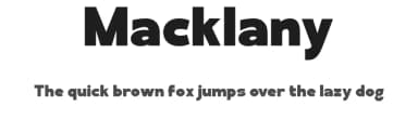 Macklany by madeDeduk — Sans Serif Font — thumbnail 1