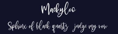 Mackyloo by Creatype Studio — Script Handwritten Font — thumbnail 2