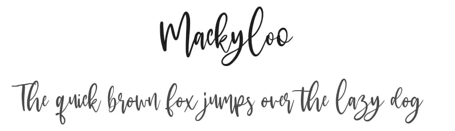 Mackyloo by Creatype Studio — Script Handwritten Font