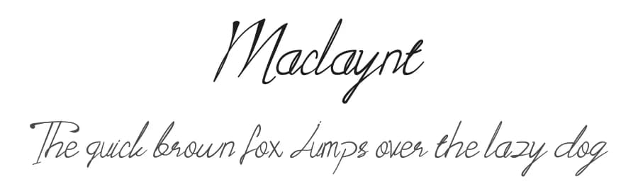 Maclaynt by liart type — Script Handwritten Font
