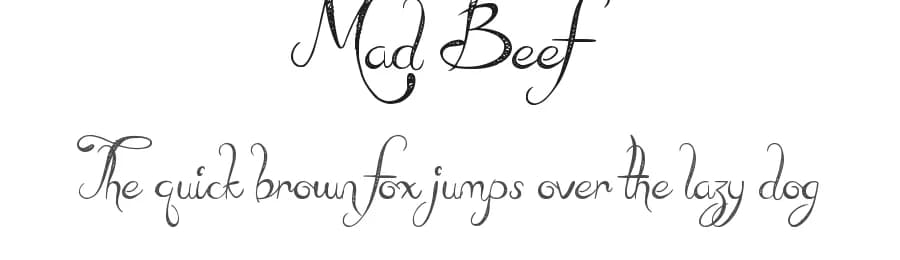 Mad Beef by JSH creates — Script Handwritten Font