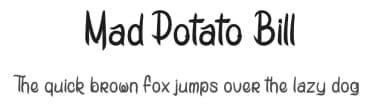 Mad Potato Bill by dcoxy - Greg Medina — Script Handwritten Font — thumbnail 1