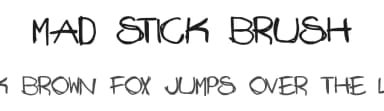 Mad Stick Brush by Hawtpixel — Script Handwritten Font — thumbnail 1
