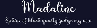 Madaline by Letter Art Studio — Script Handwritten Font — thumbnail 2
