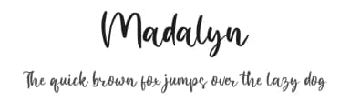 Madalyn by FatmaStudio — Script Handwritten Font — thumbnail 1