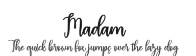 Madam by Halim Antoni — Script Handwritten Font — thumbnail 1