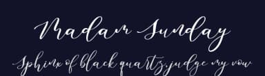 Madam Sunday by Abraham Type (AldeDesign Studio) — Script Handwritten Font — thumbnail 2