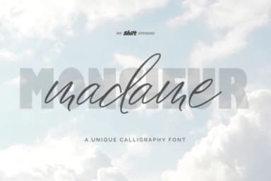 Madame Font by ShiftStudios — Script Handwritten Font — thumbnail 1