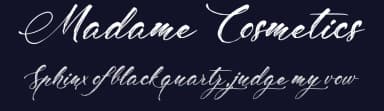 Madame Cosmetics by Octotype  | Thomas Boucherie — Script Handwritten Font — thumbnail 2