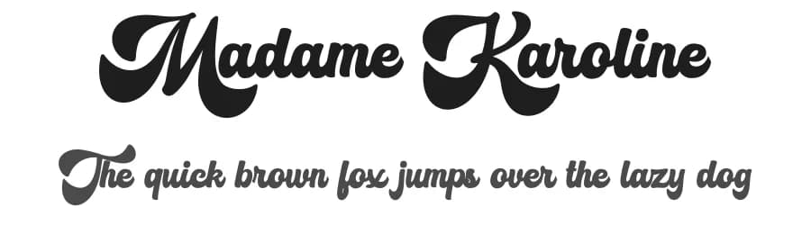 Madame Karoline by RT Studio — Script Handwritten Font