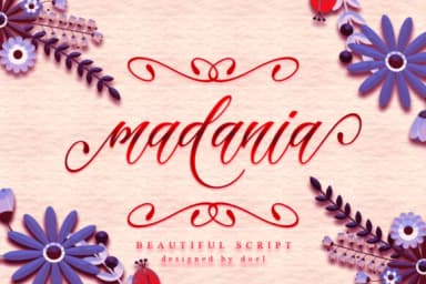 Madania Script Font by Fajry's Type — Script Handwritten Font — thumbnail 1