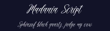 Madania Script by Fajr's Type — Script Handwritten Font — thumbnail 2