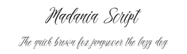 Madania Script by Fajr's Type — Script Handwritten Font — thumbnail 1