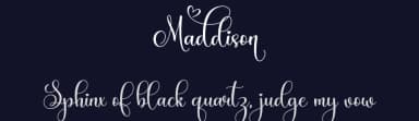 Maddison by Hamzah Muhamad Ihsan — Script Handwritten Font — thumbnail 2