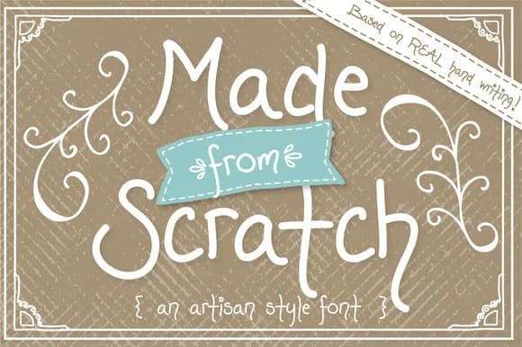 Made from Scratch Font by The Pen and Brush — Script Handwritten Font