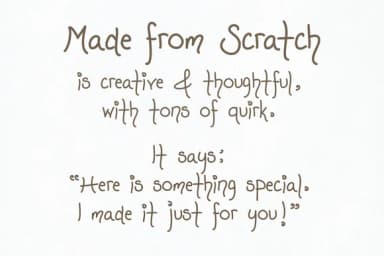 Made from Scratch Font by The Pen and Brush — Script Handwritten Font — thumbnail 3