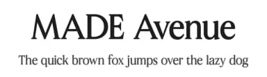 MADE Avenue by MadeType — Serif Font — thumbnail 1