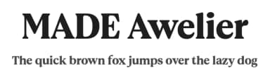MADE Awelier by MadeType — Serif Font — thumbnail 1