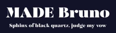 MADE Bruno by MadeType — Serif Font — thumbnail 2