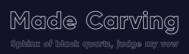 Made Carving by MadeType — Sans Serif Font — thumbnail 2