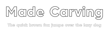 Made Carving by MadeType — Sans Serif Font — thumbnail 1