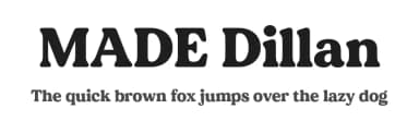MADE Dillan by MadeType — Serif Font — thumbnail 1