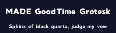 MADE GoodTime Grotesk by MadeType — Sans Serif Font — thumbnail 2